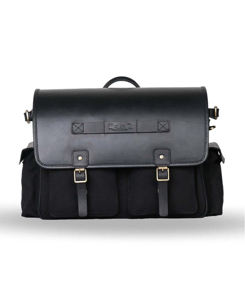 Bolsa lateral Super Meteor 650 - Expedición Negro con Soportes