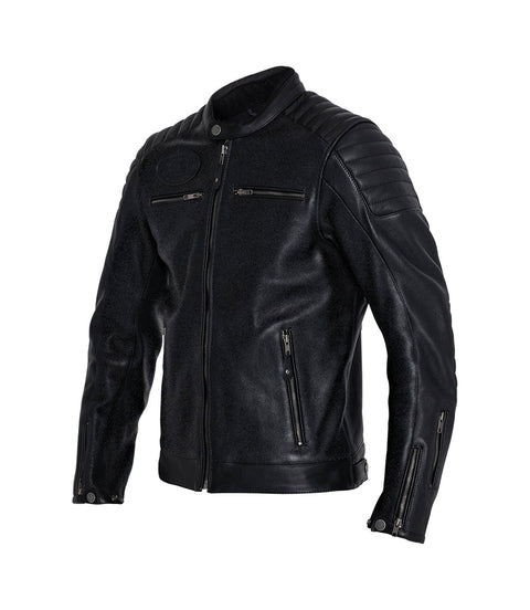 Giacca Moto in Pelle John Doe Dexter Nera - cafetwin