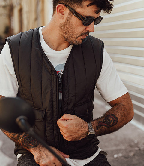 Jacken Moto John Doe Original Vest 2.0 Schwarz