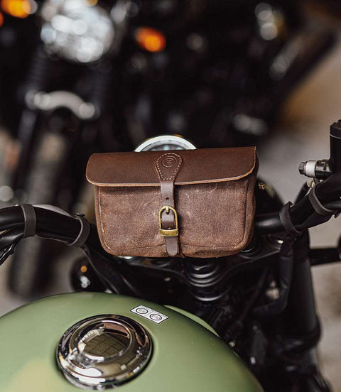 Borsa Manubrio Moto Cafe Twin x Trip Machine Caffeine