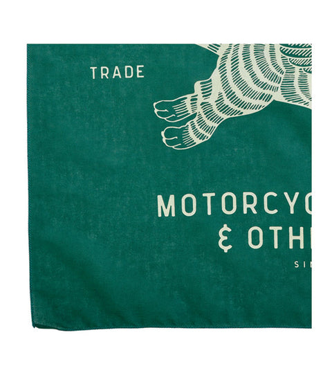 Bandana Moto Biltwell Tiger Bandana Green - cafetwin