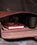 Borsa Laterale "Classic" Trip Cognac - cafetwin