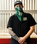 Bandana Moto Biltwell Tiger Bandana Green - cafetwin