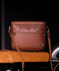 Borsa Laterale "Classic" Trip Cognac - cafetwin