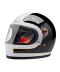 Casco Biltwell Gringo S Gloss White/Black Tracker - cafetwin