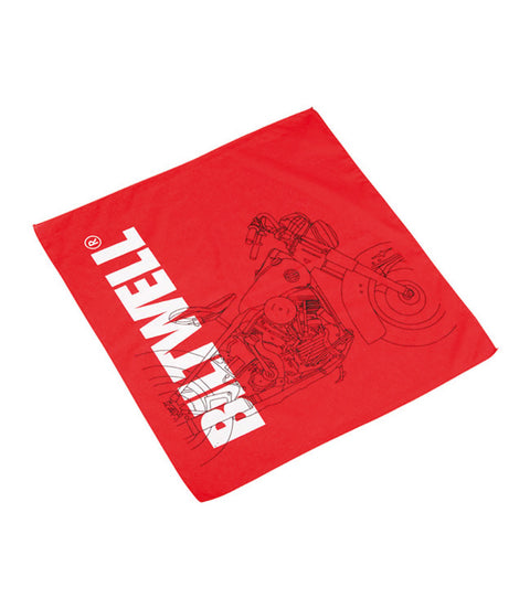 Bandana Moto Biltwell Pan Red - cafetwin