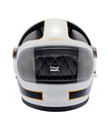 Casco Biltwell Gringo S Gloss White/Black Tracker - cafetwin