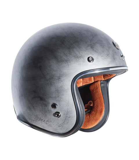 Casco Jet T-50 Torc Silver Weathered - cafetwin