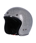 Casco Jet Vintage Disco Ball Silver Roeg - cafetwin