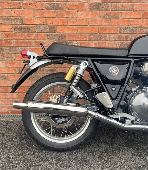 Escapamentos Interceptor e Continental Gt 650 Enfield de precisão