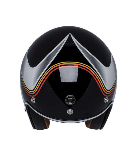 Casco Jet T-50 Torc Black Luminoso