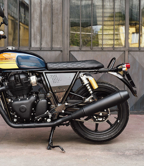 Sela fina Interceptor / Continental GT 650 Rhombus Preto - Cafe Twin