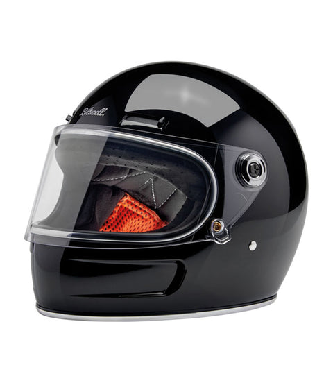 Capacete Biltwell Gringo SV Brilhante Black