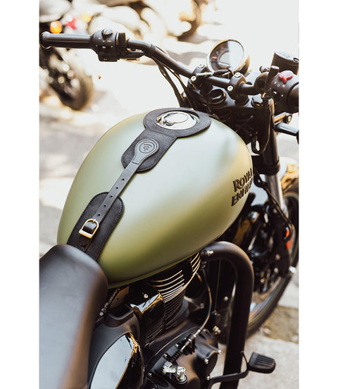 Tank guard with bag Meteor 350 Cafe Twin x Trip Machine Black