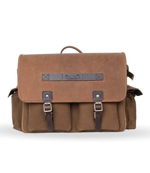 Lateral bag Super Meteor 650 - Expedition Brown with Brackets