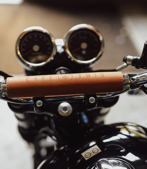 Bumpers Handlebar Cafe Twin x Trip Machine Vintage Tan