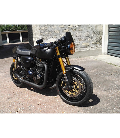 Scarico Moto Omologato Mass Hot Rod Thruxton 1200 R - cafetwin