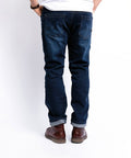 Jeans Moto John Doe Ironhead Used Dark Blue - cafetwin