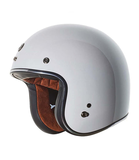 Capacete Jet T-50 Torc Branco brilhante