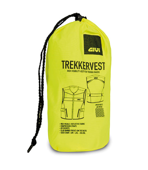 Fluorescent Yellow High Visibility Vest - GIVI