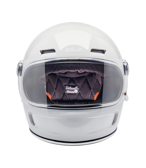 Casco Biltwell Gringo SV Gloss White - cafetwin