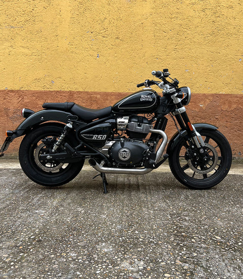 Escapamento Super Meteor 650 Hot Rod homologado Cafe Twin x Mass