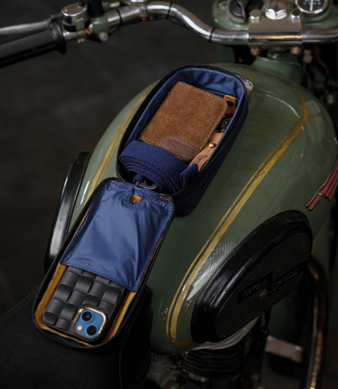 Bolsa Tanque magnético Trip Machine Navigator Blue Tan