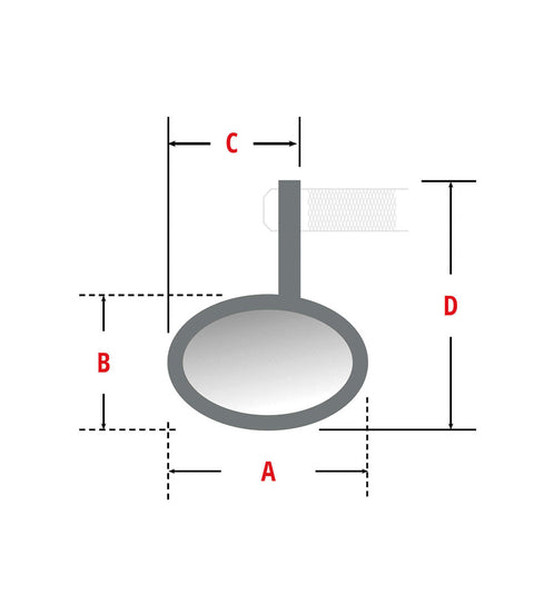 Espejo Bar End Conero 2 Black Edición