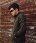 Giacca Royal Enfield Full Zip Stealth Jkt Verde - cafetwin