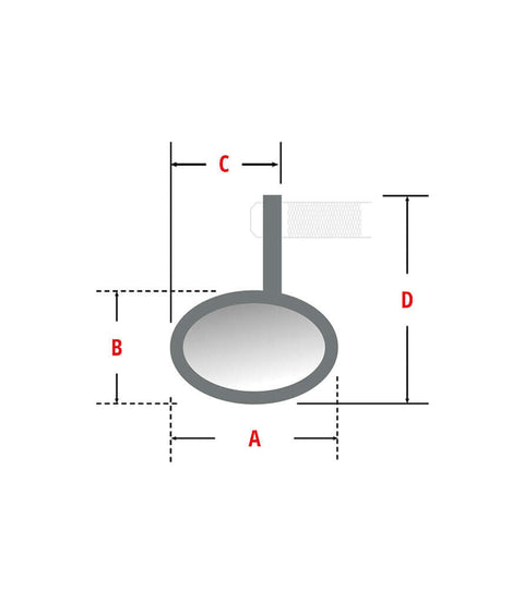 Miroir Conero Black Edition avec Clignotants Intégré