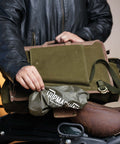 Borsa Laterale Super Meteor 650 - Expedition Verde con Staffe - cafetwin