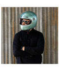 Casco Biltwell Gringo SV Metallic Sea Foam - cafetwin