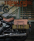 Borsa Laterale Super Meteor 650 - Expedition Verde con Staffe - cafetwin