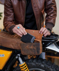 Borsa Moto Sidekick Marrone - Multifunzionale - cafetwin