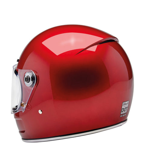 Casque Biltwell Gringo SV rouge cerise métallisé