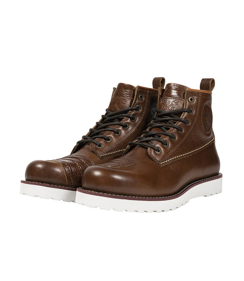 Botas Moto John Doe Castanho ferro