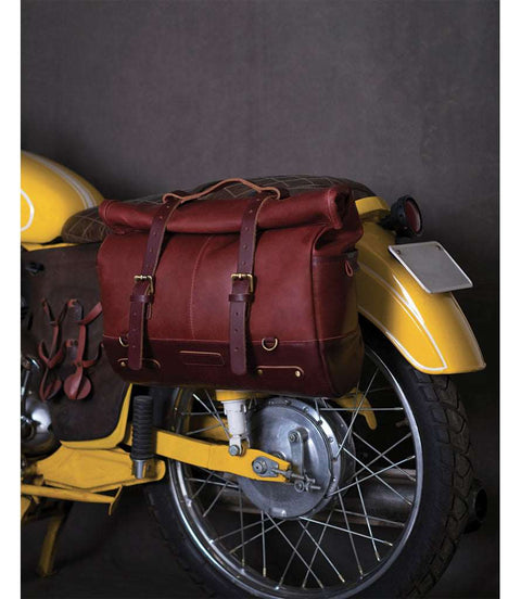 Borsa Laterale Moto Scrambler Trip Machine Cherry Red