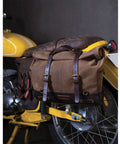 Borsa Laterale Moto Vintage Marrone Trip Machine