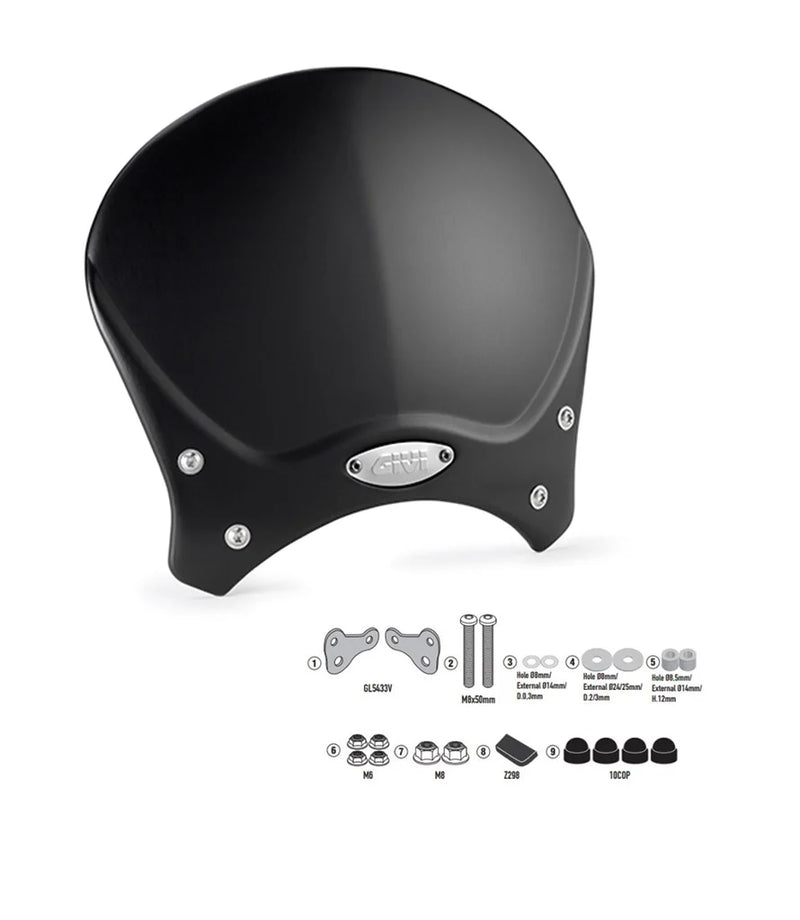 Kit Windscreen Cafe Racer Moto Guzzi V7 850 STONE / SPECIAL (21 > 23)