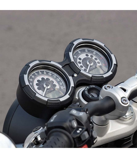 Cover Tachimetro Triumph Nera/Silver