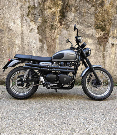 Scarico Alto per Triumph fino al 2016 - Omologato - Mohave