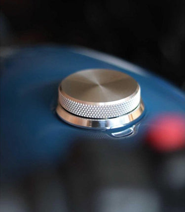 Fuel Tank Cap Ring Adapter for Speed Twin/Thruxton/Scrambler 1200 Silver - cafetwin