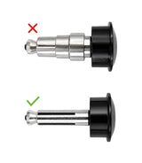 Adattatori Specchietti Bar End Fantic Nero Lucido - cafetwin
