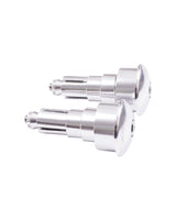 Adaptadores Espelhos Retrovisores Bar End Universais para Guiador de Ø 22 mm / 25 mm Silver - cafetwin