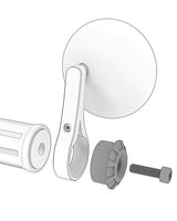 BAR END Spiegeladapter für Triumph Speed 400 und Scrambler 400 X - cafetwin