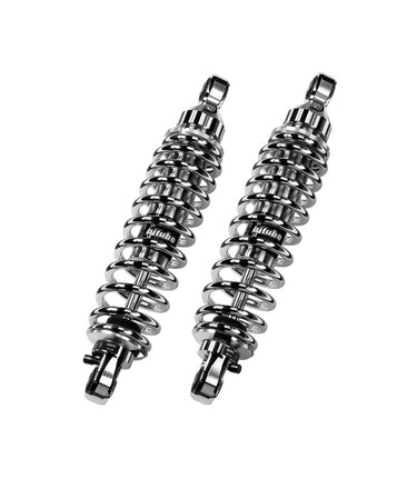 Ammortizzatori Meteor / Classic / Bullet 350 Bitubo Cromati 315mm - Precarico ed Estensione - cafetwin