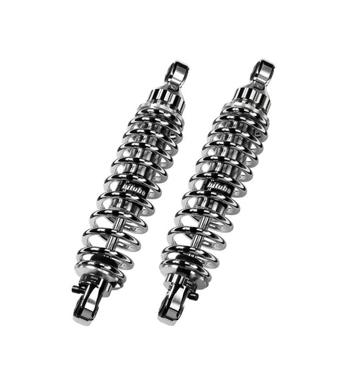 Ammortizzatori Shotgun Bitubo WME0 Cromati 336 mm - Regolazione: Precarico ed Estensione - cafetwin