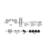 Supports Pare-brise Haut Speed Twin 900 - GIVI - cafetwin