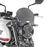 Kit Cupolino GIVI 100ALB + Attacchi AL6419A per Triumph Trident 660