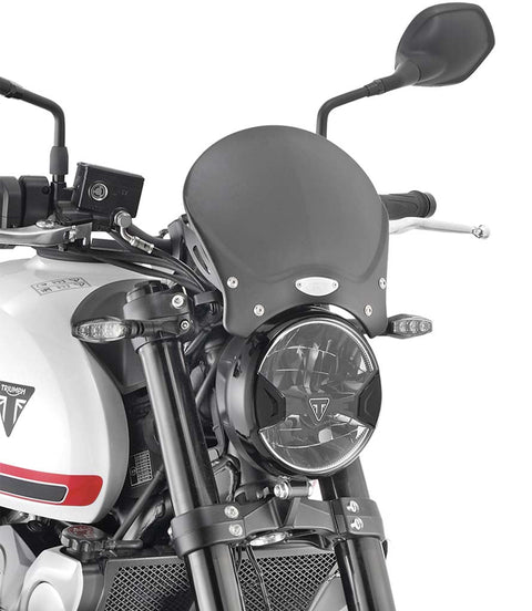 GIVI 100ALB Windscreen Kit + AL6419A Fittings for Triumph Trident 660 